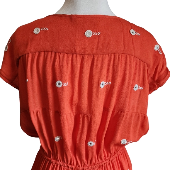 EUC Anthropologie | Leifnotes Leifsdottir Espejoa Embroidered Mirror Boho Dress - Picture 9 of 13